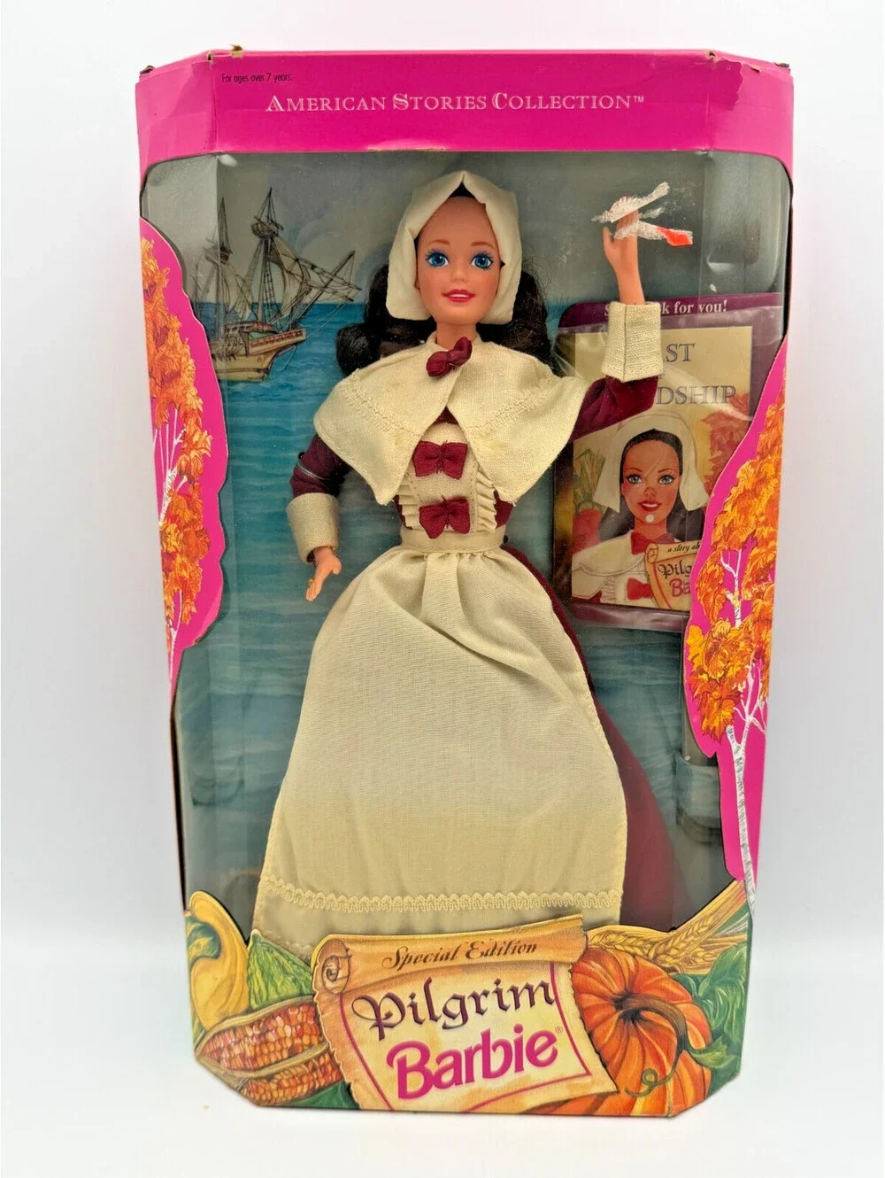 Vintage 1994 Special Edition Pilgrim Barbie from the American Stories Collection